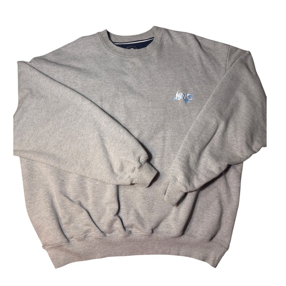 Champion Other - Champion UNC Tar Heels Crewneck Sweatshirt Gray Embroidered Logo XXL